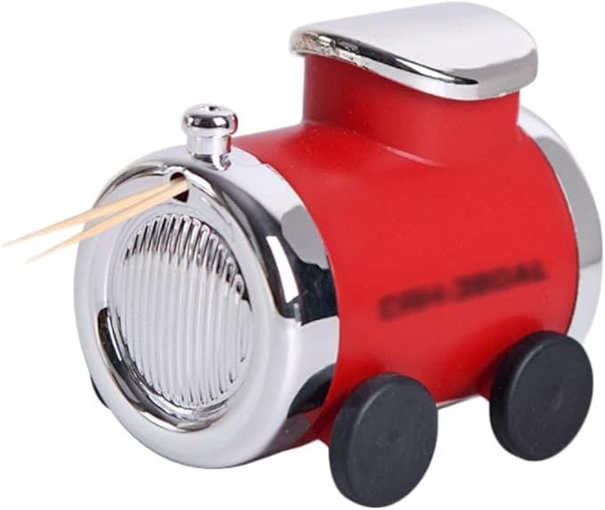 Toothpaste Box Train Small Train Toothpick Box Desktop Train Decorative Toothpick Case with ...