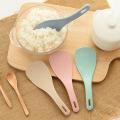 Wheat Straw Rice Spoon Electric Rice Cooker Rice Spoon Plastic Non-stick Rice Spoon Rice Shovel Household Kitchen Supplies 1Pcs. 