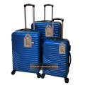 Hardtop 3-Piece Trolley Suitcase Set with4 Spinner Wheels Luggage Set. 