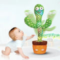 Dancing & Talking Rechargeable Cactus Plush Toy. 