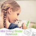 2Sets 3 Ring Binder Covers with Binder Inner Paper Bag (Green,Purple). 