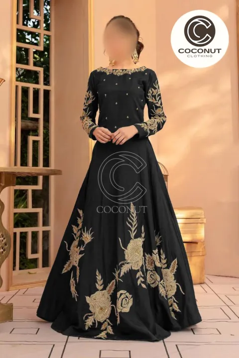 Stylish%20Flair%20Embroidered%20Long%20Silk%20Maxi%20Party%20Wear%20(1-Piece)%20Silk%20Maxi%20Dresses%20For%20Women%20-%20Image%203