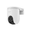 Ezviz H8c PoE 2K Power Over Ethernet 360 Panoramic View Smart Tracking Active Defense 2K Resolution Human Detection Color Night Vision Two Way Talk Weatherproof Design Model: CS-H8c (3MP, PoE). 