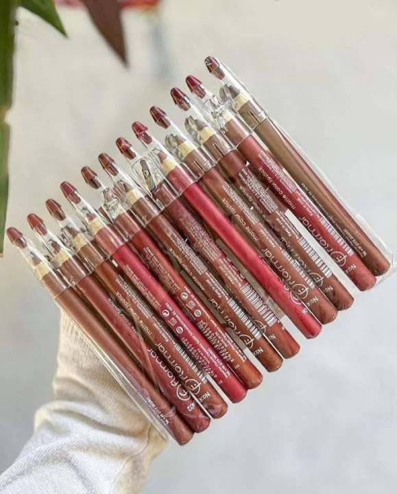 Flormar Matte Color Lip Pencil High Pigmentation Creamy & Waterproof Lip Liner Lipstick Pencil