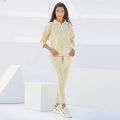 Legacy - Tracksuit - Cream / White Women Trainng Suits Ladies Trackwear Jogging Track Suits. 