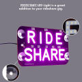 Front Windshield Led Sign Super Bright Car Led Sign with 1.5m Cable Red Blue Glow Usb Powered Ideal for Rideshare Drivers in Southeast Asia Ride Share Car Led Sign. 