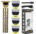 Vintage T9 Professional Cordless Hair Trimmer Kit With USB Rechargeable Beard Clipper. 