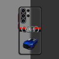 【EmotionaE】Sports Car RS6-Audi Case For Samsung Galaxy S23 Ultra S22 Plus S21 S20 FE 5G S10 4G Note 20 10 Lite Frosted Matte Phone Cover. 