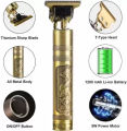 T9 Trimmer VINTAGE|T9 Hair Trimmer For Men beard and hair|Professional Rechargable Electric Hair CLIPPER|Hair Trimmer and Beard Shaver|Trimmer for Men Hair Zero Gapped Fully waterproof|T9 Shaver CORDLESS Steel body. 