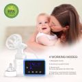 Bellababy  Rechargable Double Electric Breast Pump with Touch Panel Portable 4 Modes & 9 Levels Efficient and Pain Free Strong Suction Power Long Battery Time. 