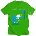 Classic 90s Anime Cowboy Bebop T-shirt Men Spike Spiegel Graphic T Shirt Pure Cotton Manga Tee Tops O-neck Clothing Gift For Man. 