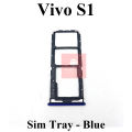 Vivo S1 SIM Tray Sim Jacket Sim Slot Sim Door For Vivo S1 - Blue. 