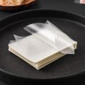 500 Sheets Edible Glutinous Rice Paper Practical Candy Sugar Coated Wrapping Paper Nougat Edible Paper Transparent Candy Wrapper. 