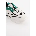 Lace-Up Black Chunky Sneakers for Women and Girls - H209. 