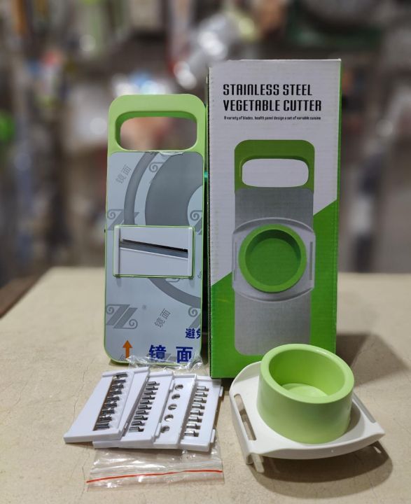 Premium 5-Blade Fruit & Vegetable Slicer – Effortless Cutting, Quick Prep Kitchen Gadget for Smooth and Even Slices