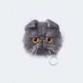 Ready Stock YOMICO Wool Felt Brooch Poke Cat Free Tool+Video Tutorial DIY Hand-Made Couple Gifts Wear Matching Charm Garfield Fold-Ear Short-. 