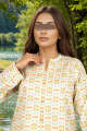 Saya Unstitched 2 Piece For Women and Girls - Printed Lawn (Shirt/Trouser) -Designcode: WU2P-3844. 