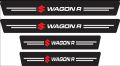 4psc customized carbon fiber vinyle door protector sticker for suzuki wagon r. 