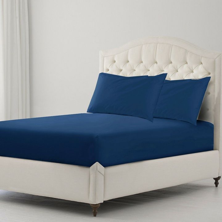 Cotton Jersey Fitted Bed Sheets- For King, Queen and Single Bed