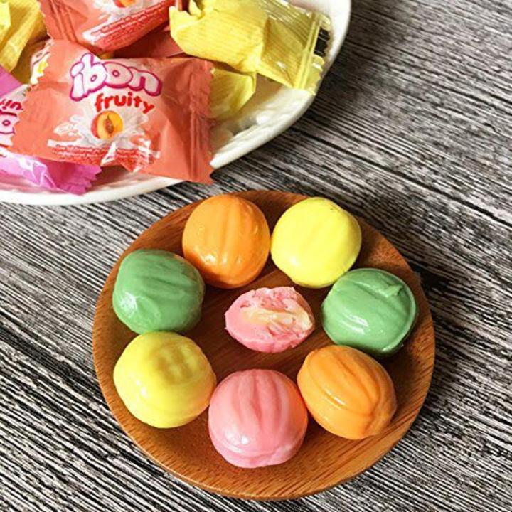 Elvan ibon Center Filled Hard Candies Assorted flavours made in Turkey imported 1x800 grams