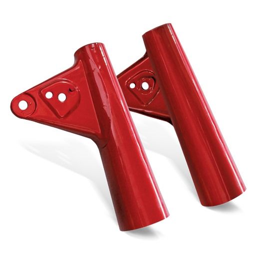 Shock Rib Cd70 Crown Front Shock Kaan Red Set For 70cc Motorcycles (CD70-CDI) | Daraz.pk