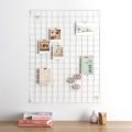 65cm x 45cm Metal Grid Wall Decor for Study Room, Picture and Frame Hanging, Modern Style. 