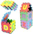 36pc Alphabet Numbers EVA Floor Play Mat Baby Room ABC Foam Puzzle (Size 3 x 3 Inch). 