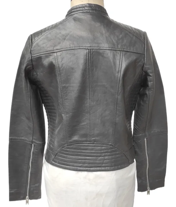 DESIDERIO%C2%AE%20Black%20Pure%20Sheep%20Leather%20Jacket%20for%20Men%20Slim%20Fit%20Lightweight%20Fashion%20Jacket%20-%20Image%202