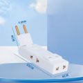 Protable 4 in 1 EU Electrical Socket 180 Degree Rotation Wall Outlet Power Converter High Quality Extension Socket Adapter. 