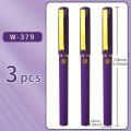 3/6pcs Purple Ink Gel Pens,, 1.0mm,for Writing, Large Capacity Refill, Office Supplies Back To Sochool Kawaii School Supplies. 