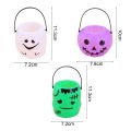 Festive Pumpkin Shaped Candy Bucket Convenient Colorful Snack Box for Halloween Ideal Gift for Southeast Asian Celebrations. 