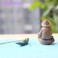 Amamia Figure Sculpture Anti-fade Miniature Fishing Man Statue Scene Layout Prop. 