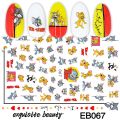 Disney Anime Characters 3D Adhesive Nail Stickers Nail Art Decals Lilo Stitch Mickey Mouse Nail Art Jewelry DIY Sticker Decals. 