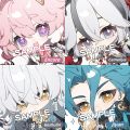 New Wuthering Waves Keychain Jinhsi Camellya Scar Geshulin Cute Cartoon Anime Pendant Key Ring Cosplay Backpack Jewelry Gift. 