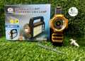 Solar Multi Light Source Portable Lamp Solar Powered & USB Charging Flashlight With Phone Charging Option Multifunctional LED Lamp With 3 Lighting Modes HS-8029-1-B. 