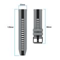 22mm Two Color Sports Silicone Watch Band For Huawei Watch Buds. 