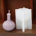 3D Plaster Decorative Epoxy Ornaments Resin Mold Desktop Molding Office Home Silicone Art Vase Resin Mold Candle Molds. 