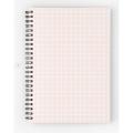 light pink grid Spiral Notebook. 