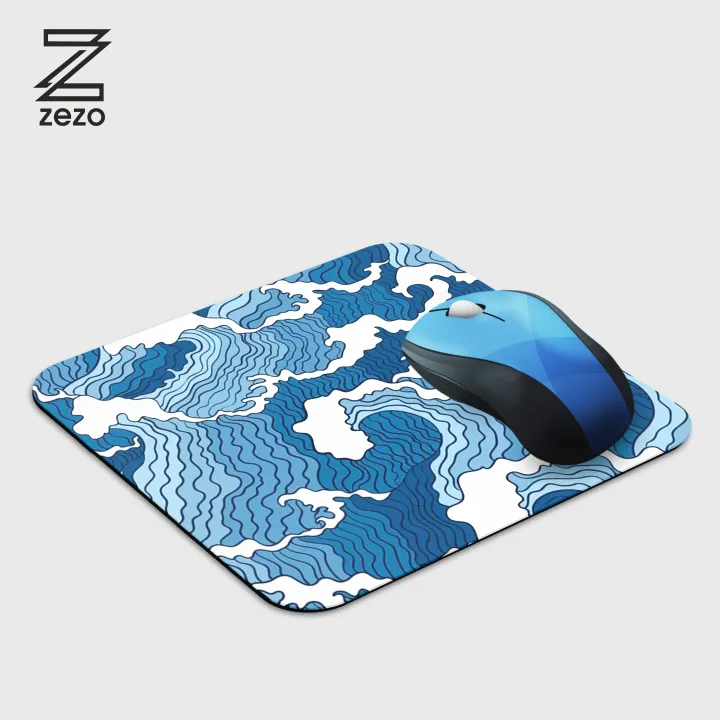 Japanese%20Blue%20Wave%20Mouse%20Pad,%20Square%20Anti-Slip%20Rubber%20Gaming%20Mousepad,%20Premium-Textured%20&%20Waterproof%20Mouse%20pad%20by%20Zezo%20-%20Image%202