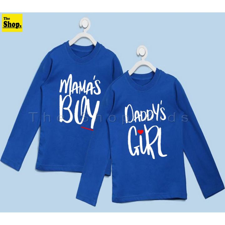 The Shop - MaMa's Boy Daddy's Girl Full Sleeves T-Shirt For Kids - MB-DG2