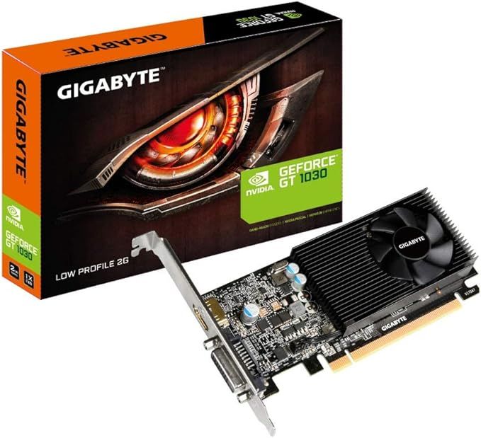 [Used] GIGABYTE GeForce GT 1030 2GB 64Bit Low Profile (GV-N1030D5-2GL)