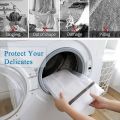 Zipper Mesh Laundry Bag Foldable Underwear Socks Clothes Protection Mesh Bag for Washing Machine Home Storage Accessories. 
