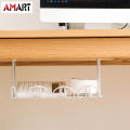 Under Desk Cable Management Tray Organizer for Wire Cord Power Charger Plugs. 