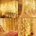 8 Feet Led Fairy Lights for Wedding Party Home Garden Indoor Outdoor Wall Backdrops Decorations. 