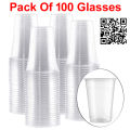 Disposable Plastic Glasses for Picnic And Parties  (Food Grade Material). 
