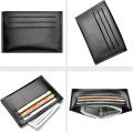 Brown ID Card Holder Secure Slim Design Black  Case Multi Slot PU Leather Slim Wallet for Business Use Personal Use Men's Accessory Bank Cards ID Protection. 