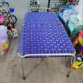 Heavy Gauge Pipe Folding Bed Charpai in 3 Ft By 6 Feet - Strong Material. 