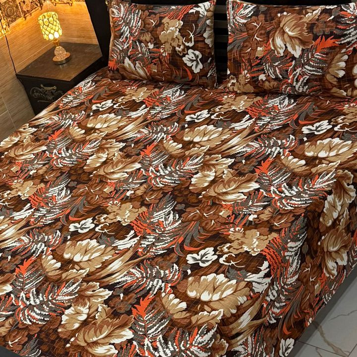 Full%20King%20Size%20Bed%20Sheet%20Granted%2090%5C97%20-%20Fabric%20%20High%20Quality%20Pure%20Cotton%20Crystal%20-%20Image%202