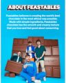 Feastables by MrBeast New! Cookies & Creme KING Size Chocolate Bar, 2.1oz (60g). 