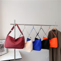 New Large Capacity Casual Women's Bag2022Solid Color Fashion Crossbody Bag Western Style Space Cotton Shoulder Tote Bag. 